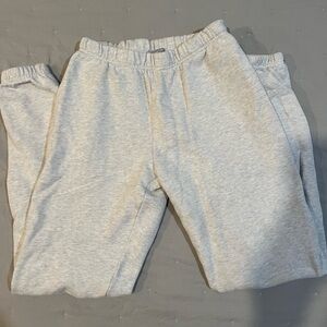 aritzia tna light cloud grey sweats